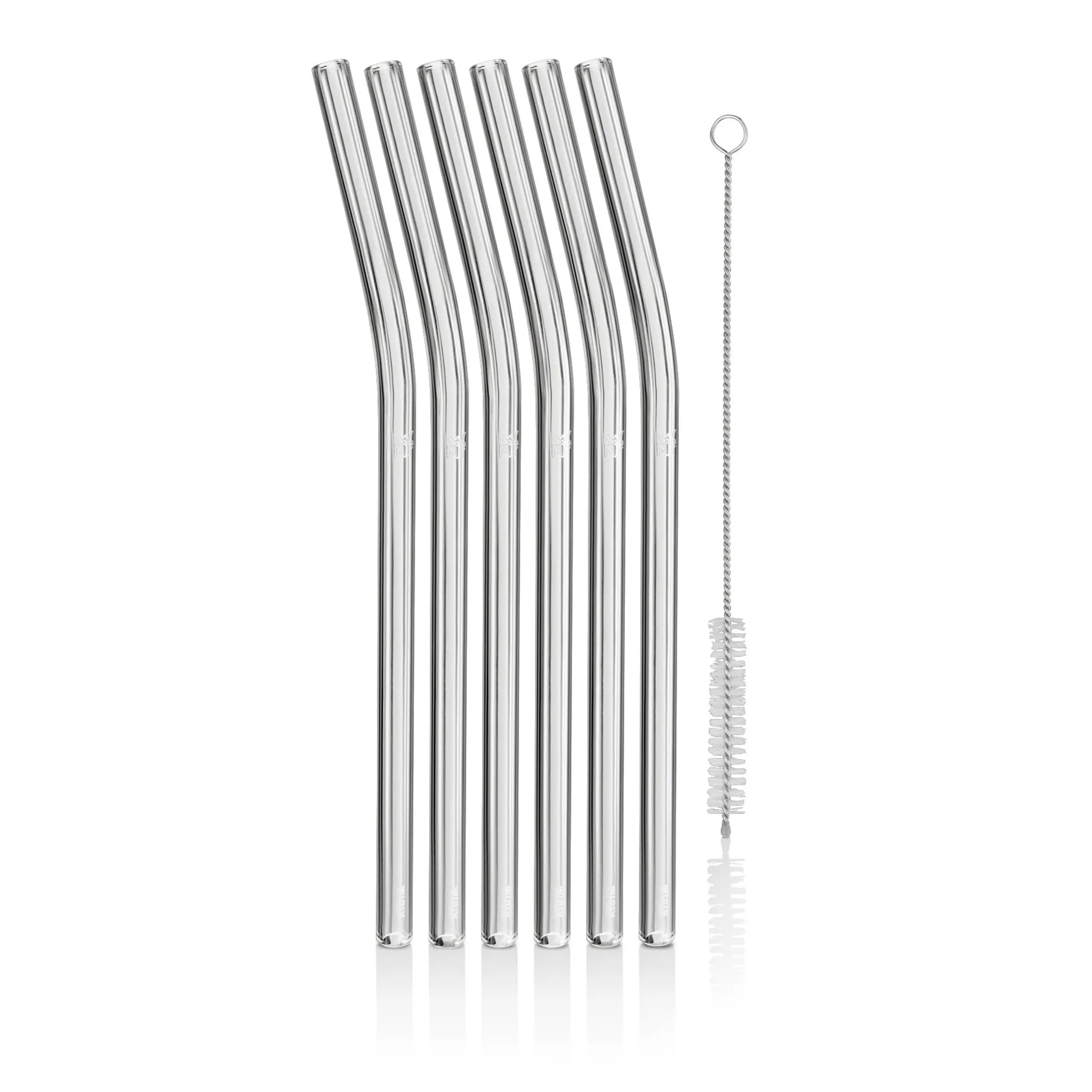 Baric Trinkhalme aus Glas, 22 cm, 6 Stück|WMF