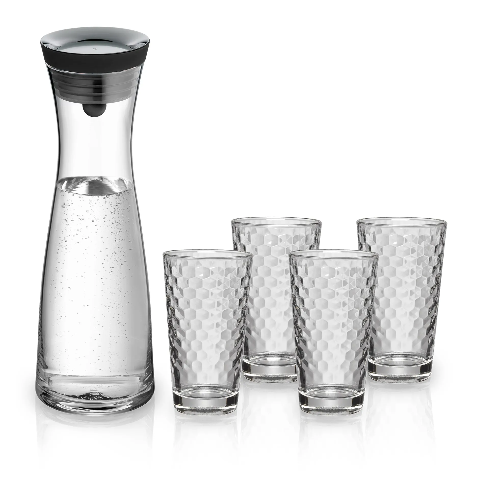 Basic Set Wasserkaraffe mit 4 Gläsern|WMF Hot