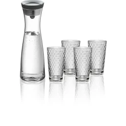 Basic Set Wasserkaraffe mit 4 Gläsern|WMF Hot