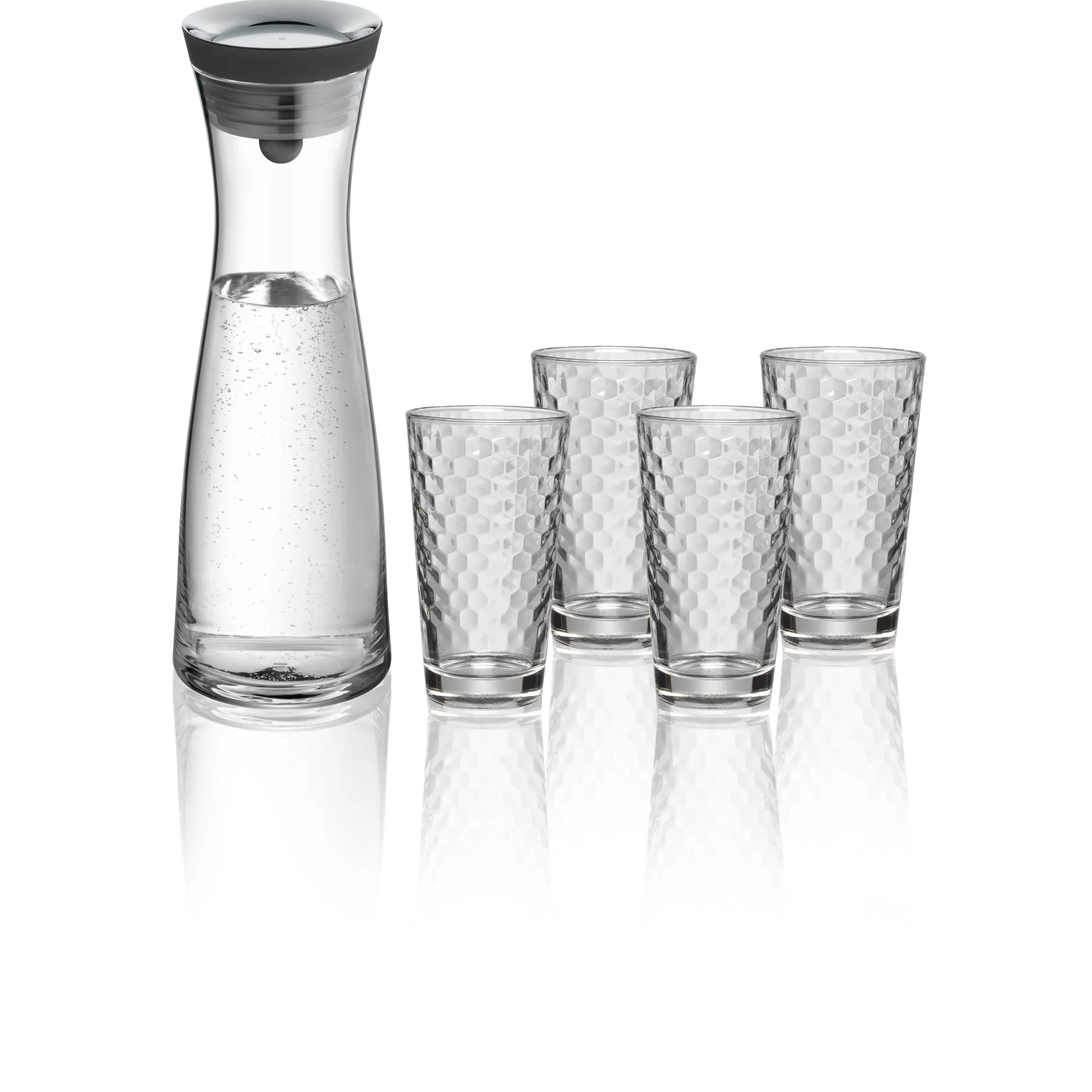 Basic Set Wasserkaraffe mit 4 Gläsern|WMF Hot