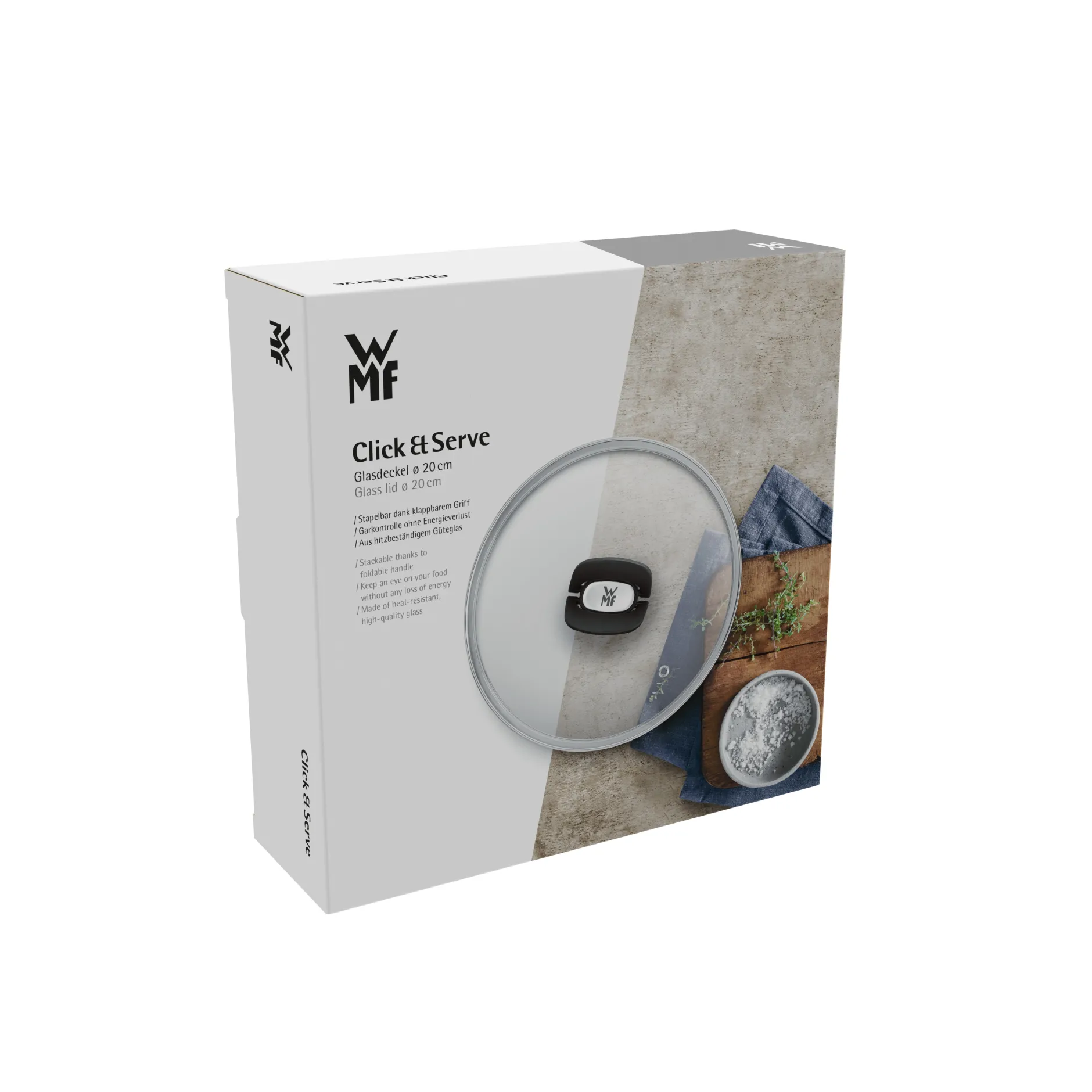 Click&Serve Glasdeckel, 20 cm|WMF Discount