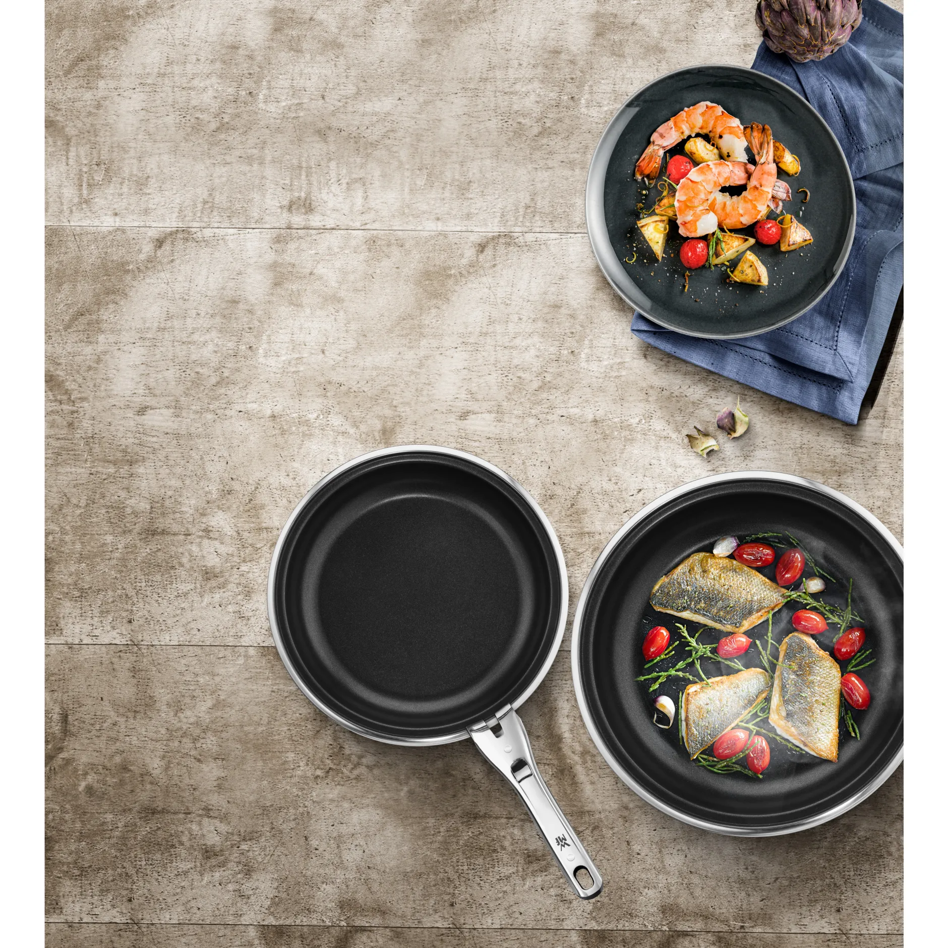 Click&Serve Pfannen Vorteils-Set*, 3-teilig|WMF New