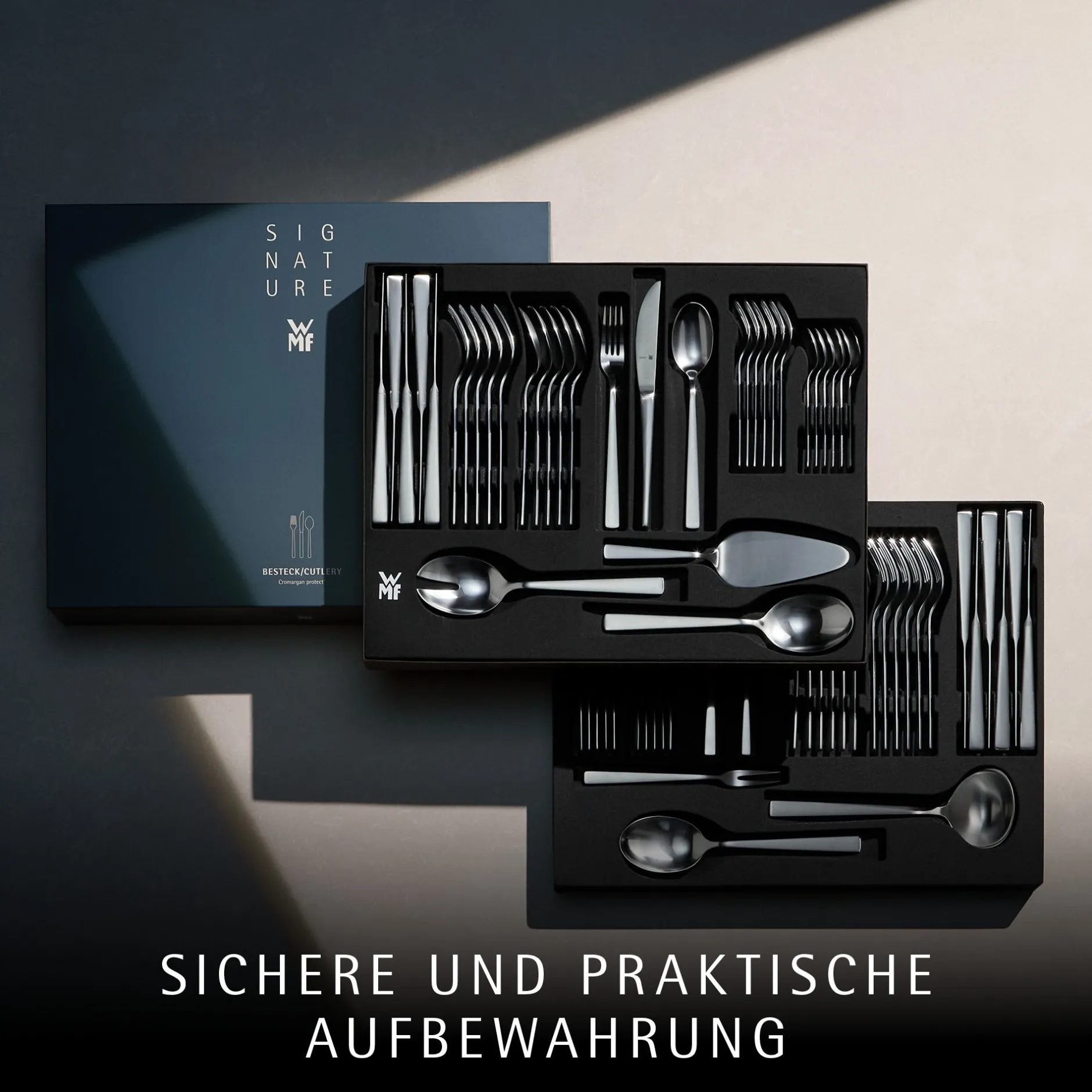 Corvo Besteck-Set, 66-teilig, Cromargan protect®|WMF Discount