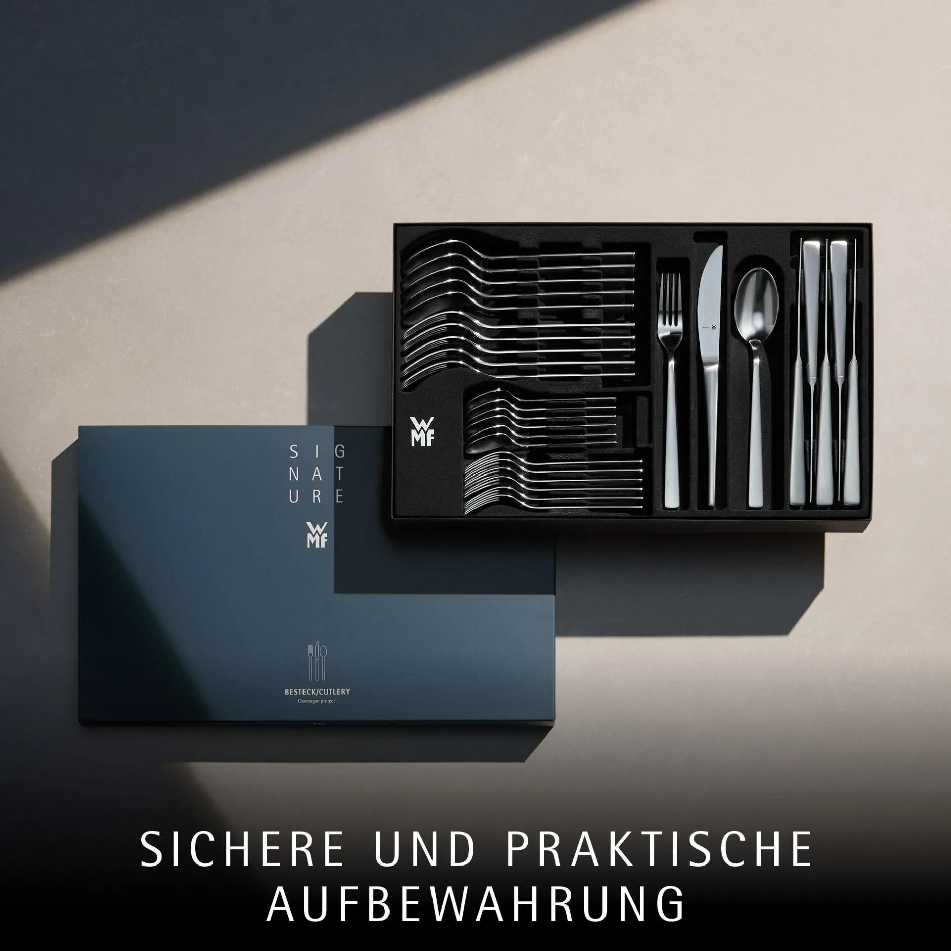 Corvo Besteck-Set, 30-teilig, Cromargan protect®|WMF New