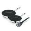 Devil Bratpfannen-Set, 3-teilig, 24 cm + 28 cm + Pfannenwender|WMF Best
