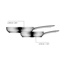 Devil Bratpfannen-Set, 2-teilig, 24 und 28 cm|WMF
