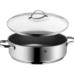 Devil Servier-Schmorpfanne mit Glasdeckel, 28 cm|WMF New