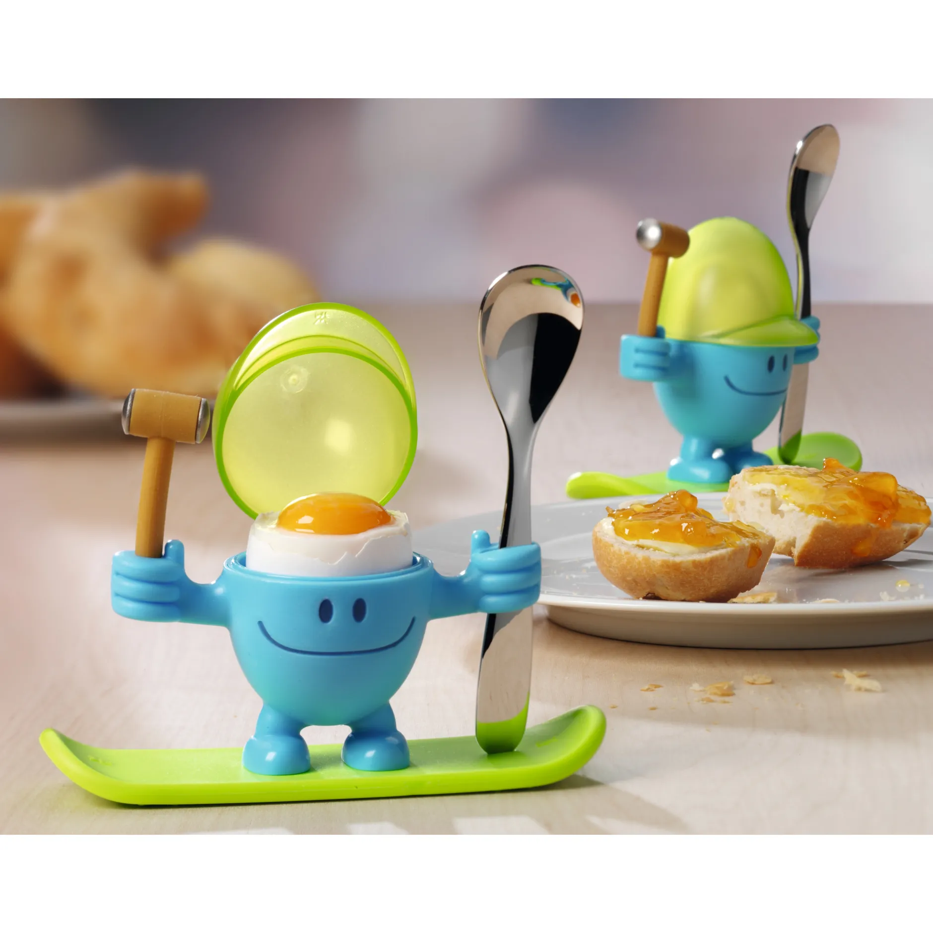 Eierbecher McEgg mit Löffel, Blau|WMF