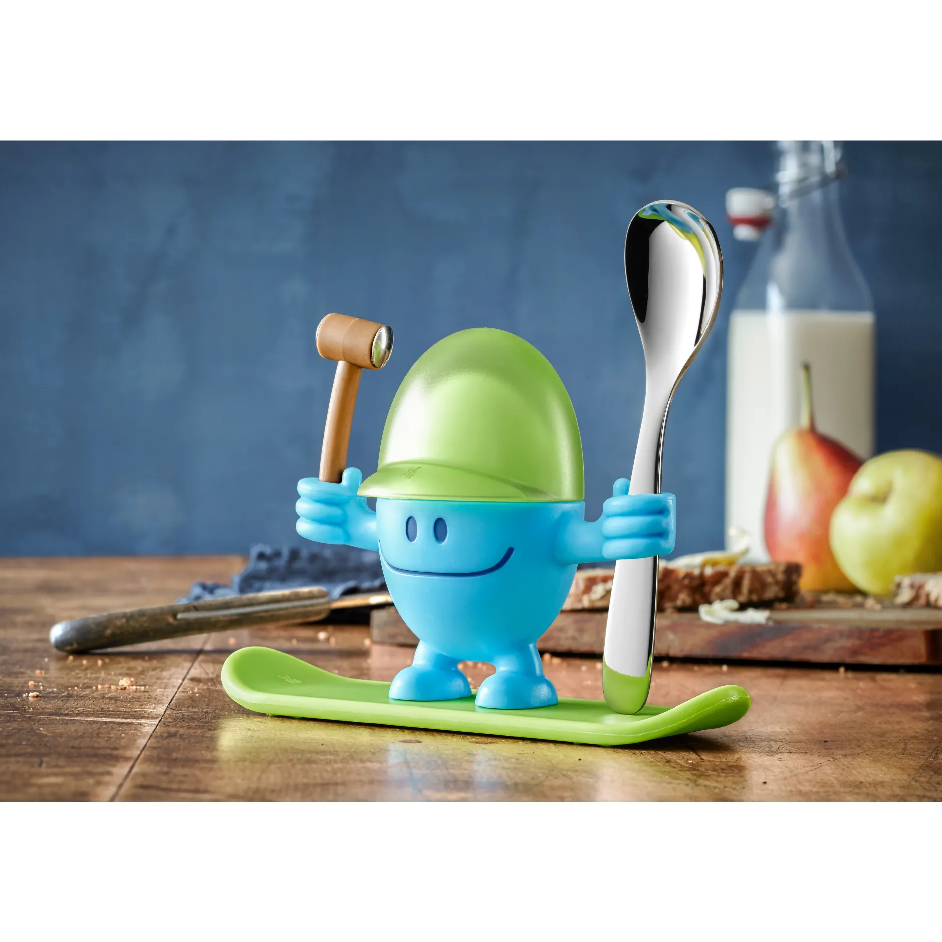 Eierbecher McEgg mit Löffel, Blau|WMF