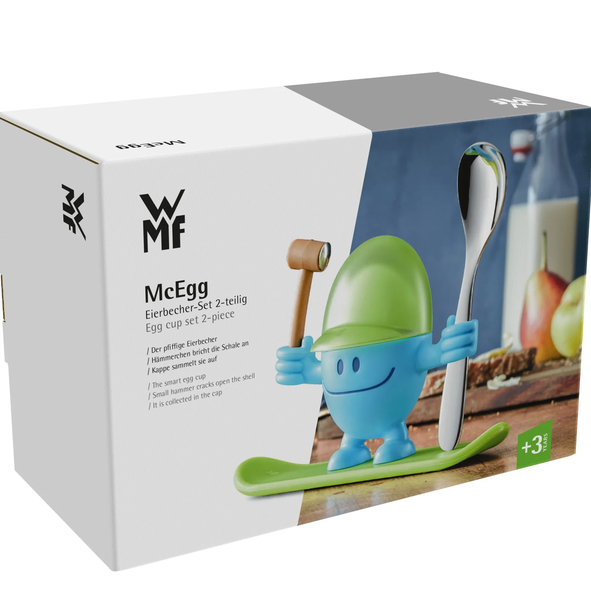 Eierbecher McEgg mit Löffel, Blau|WMF
