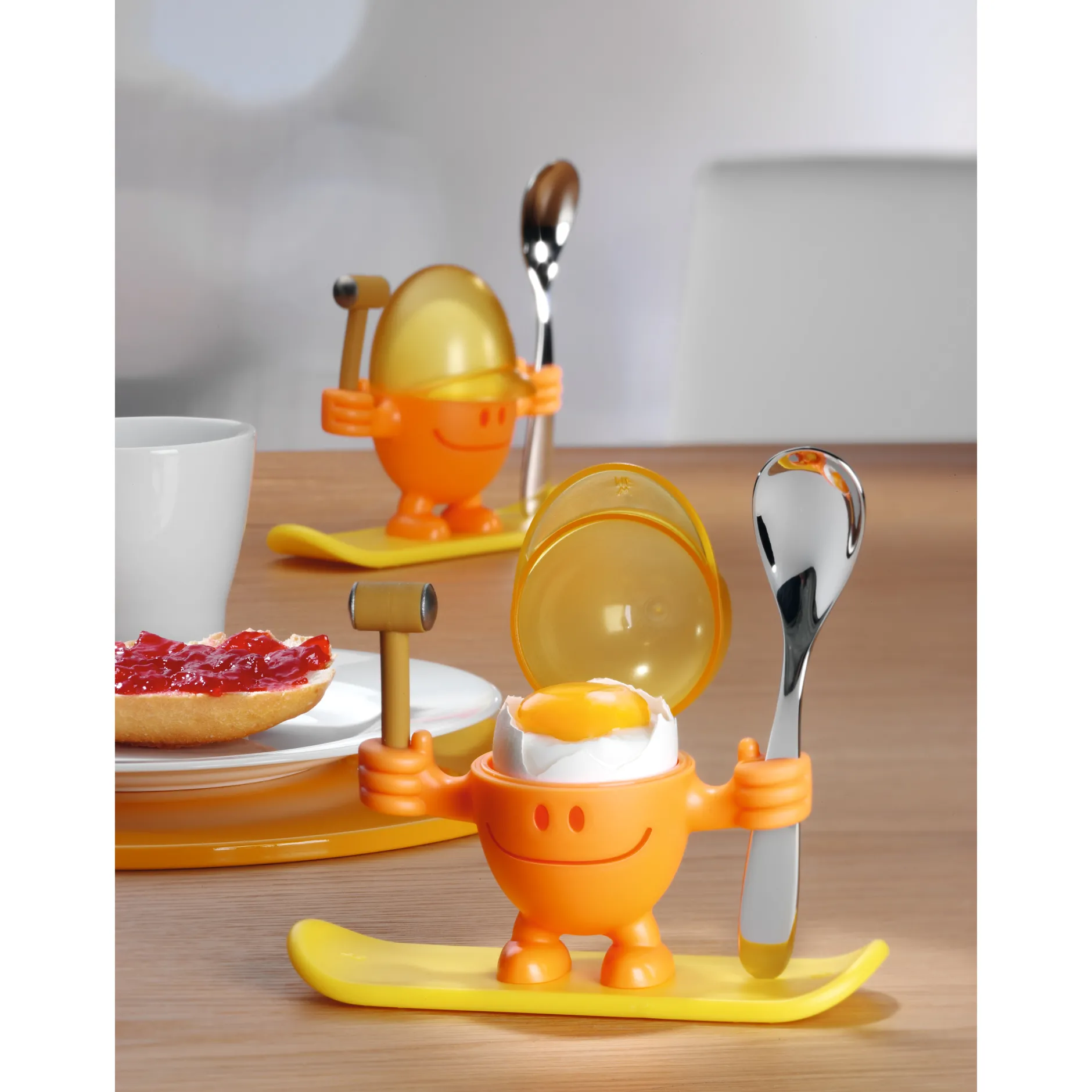 Eierbecher McEgg mit Löffel, Orange|WMF New