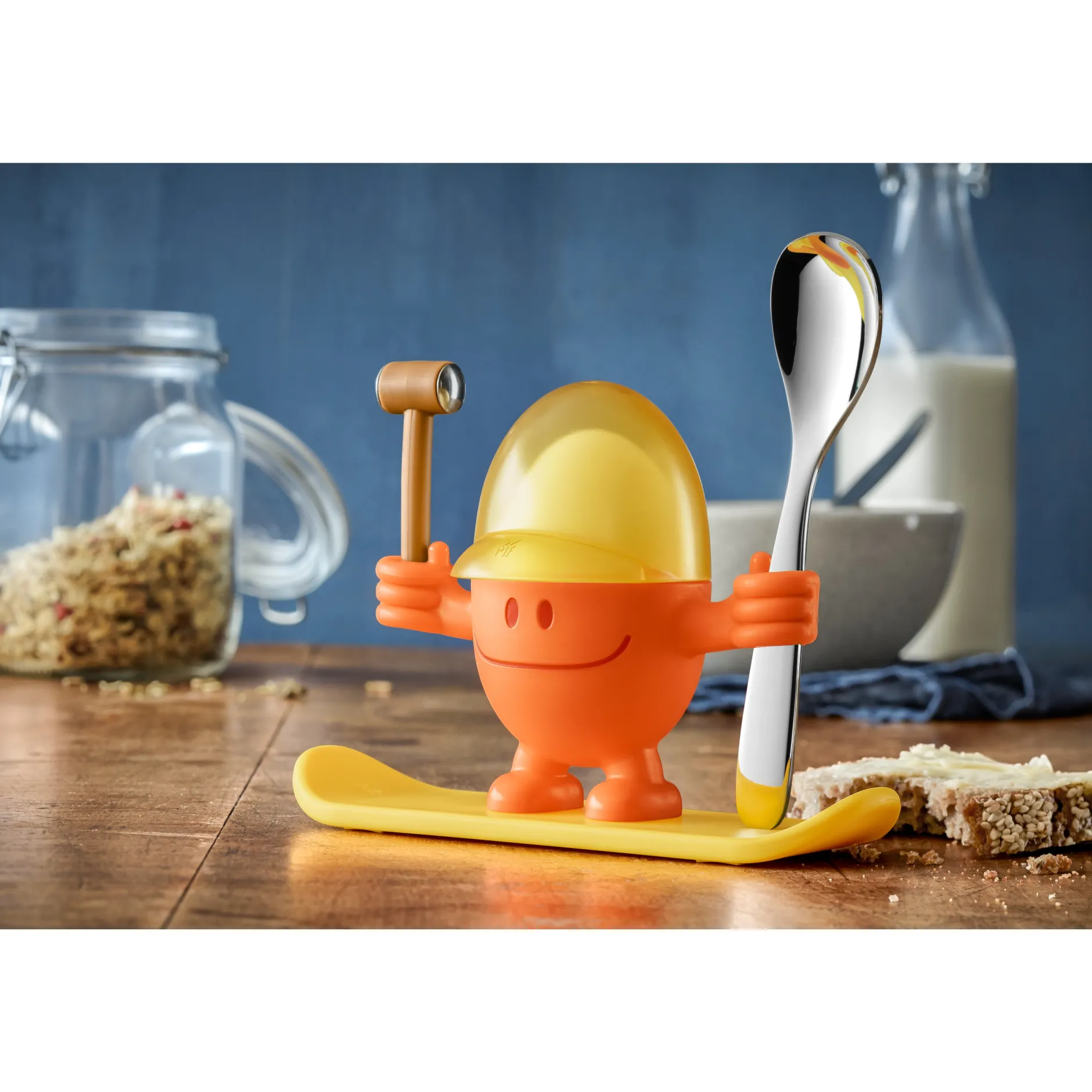 Eierbecher McEgg mit Löffel, Orange|WMF New