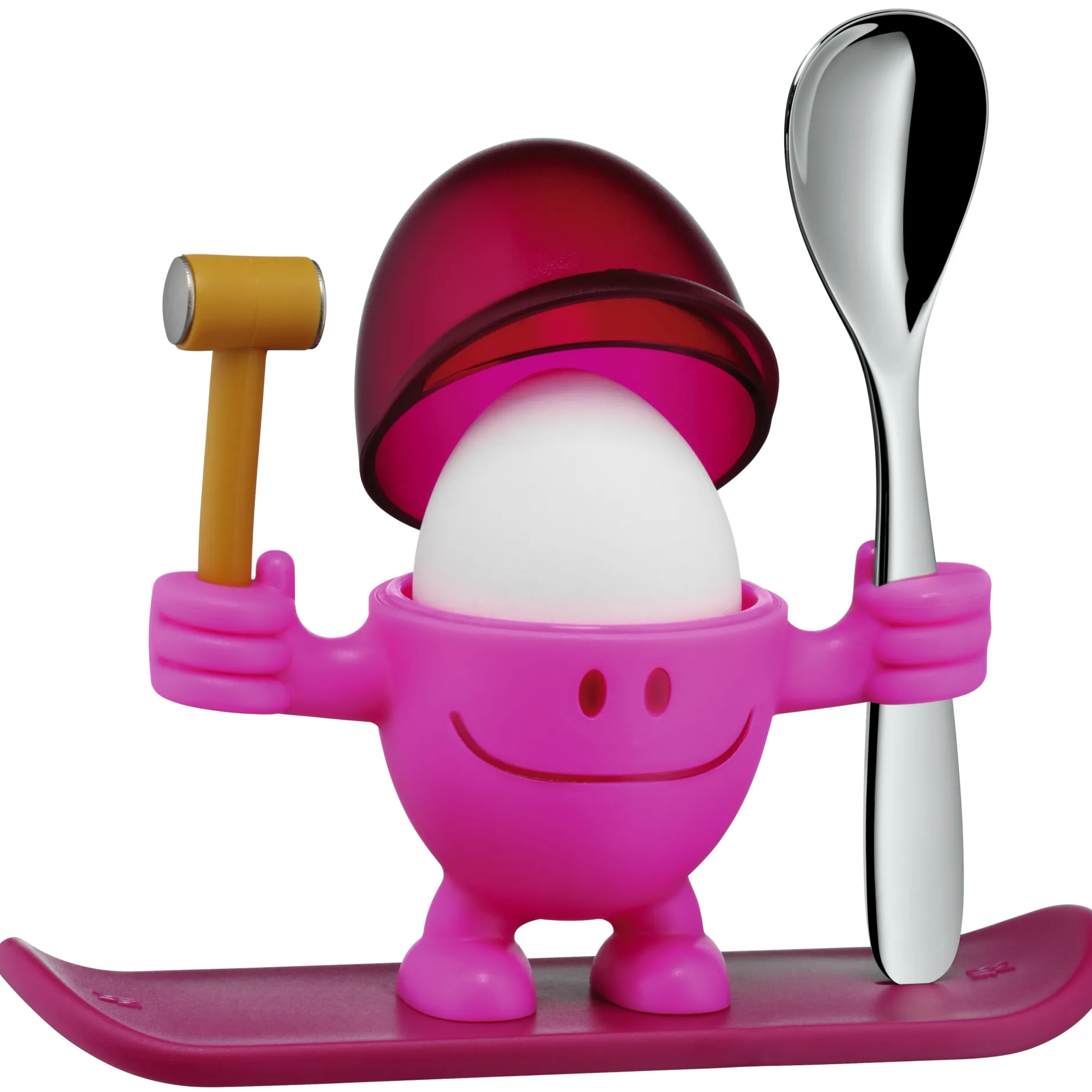 Eierbecher McEgg mit Löffel, Pink|WMF New