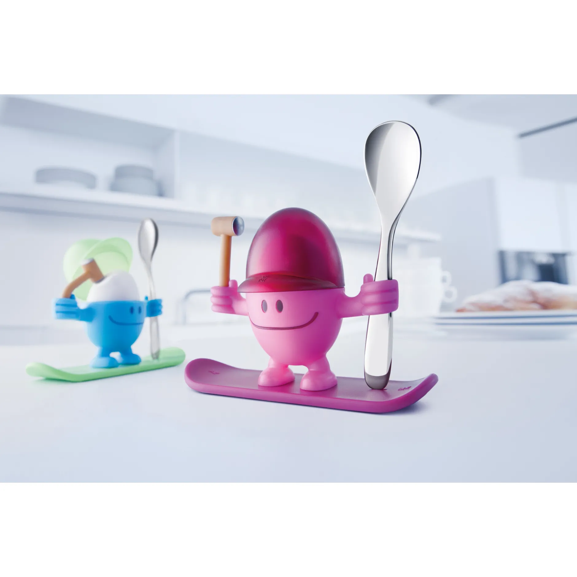 Eierbecher McEgg mit Löffel, Pink|WMF New