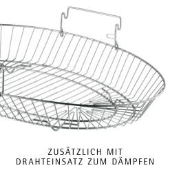 Extrabräter mit Metalldeckel, Drahteinsatz und Fleischthermometer|WMF Sale