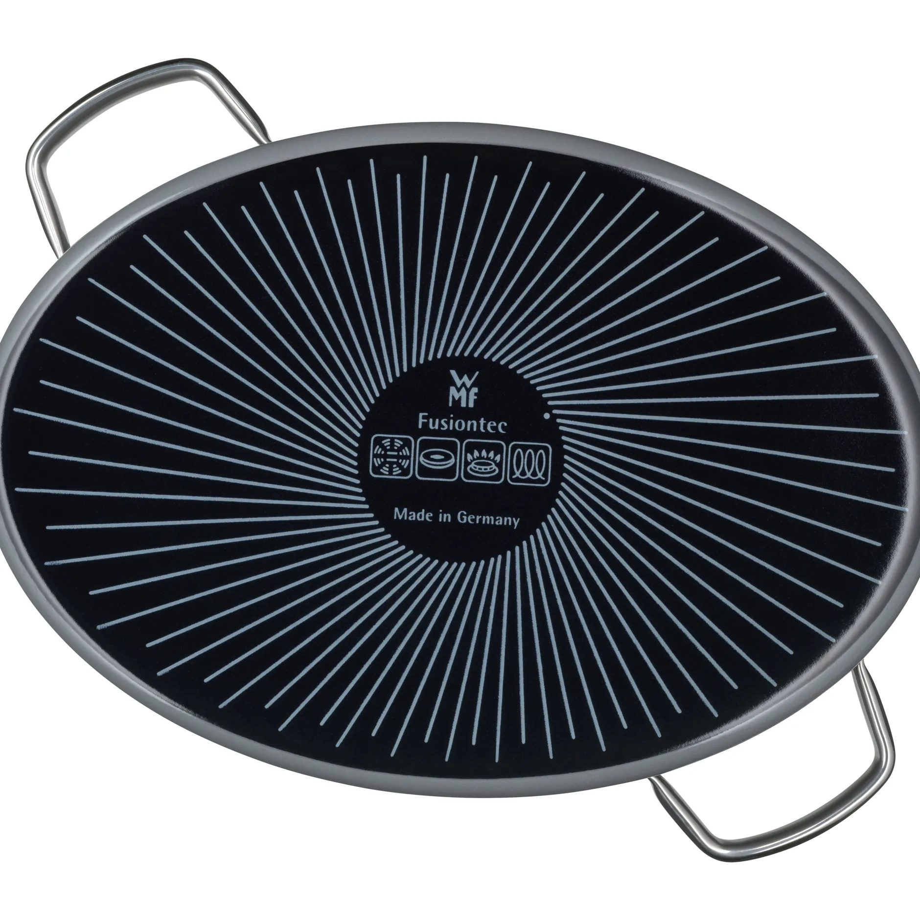 Fusiontec Mineral Multi-Bräter mit Edelstahldeckel, 38 cm, Platinum|WMF
