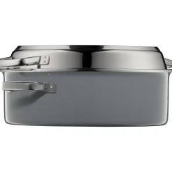 Fusiontec Mineral Multi-Bräter mit Edelstahldeckel, 38 cm, Platinum|WMF