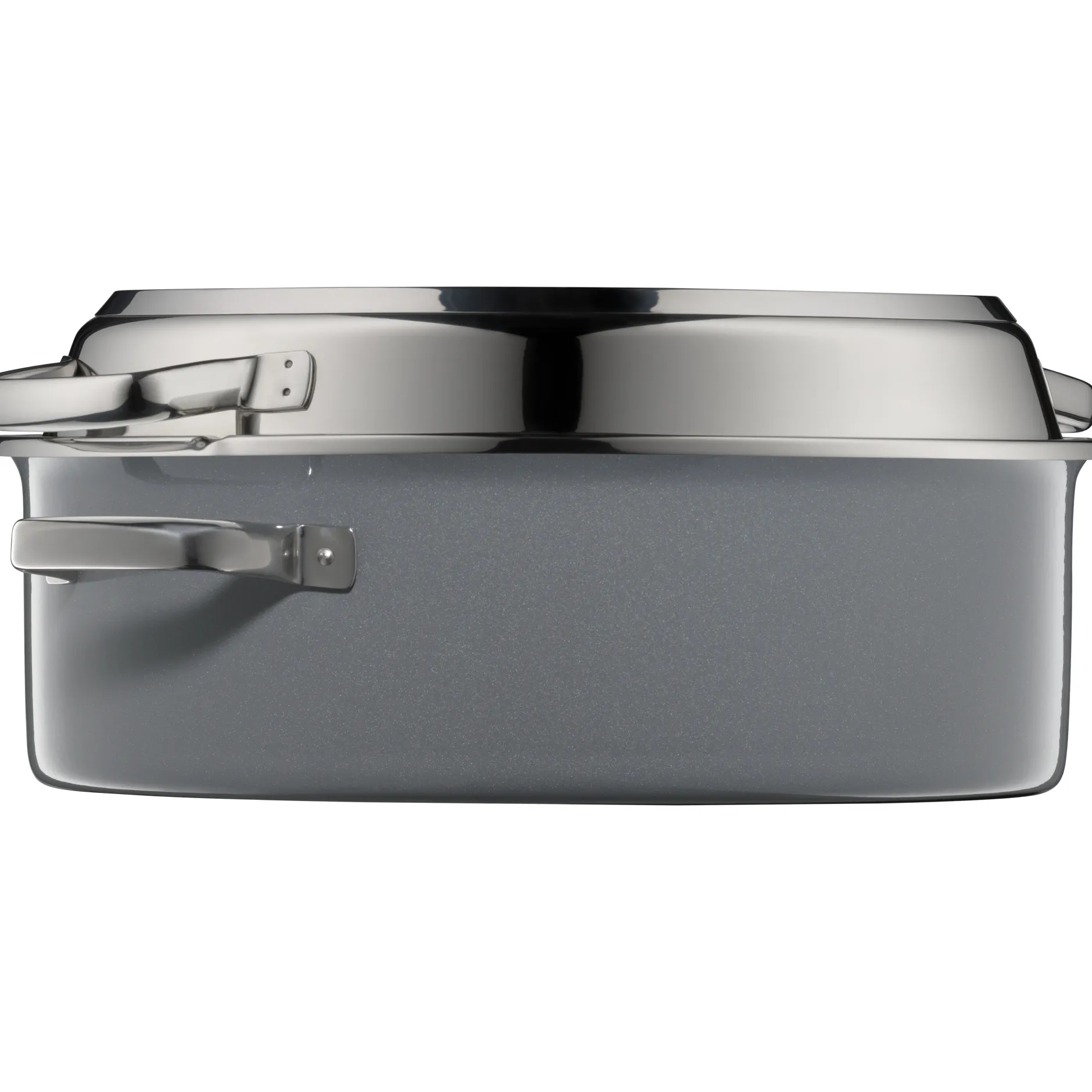 Fusiontec Mineral Multi-Bräter mit Edelstahldeckel, 38 cm, Platinum|WMF