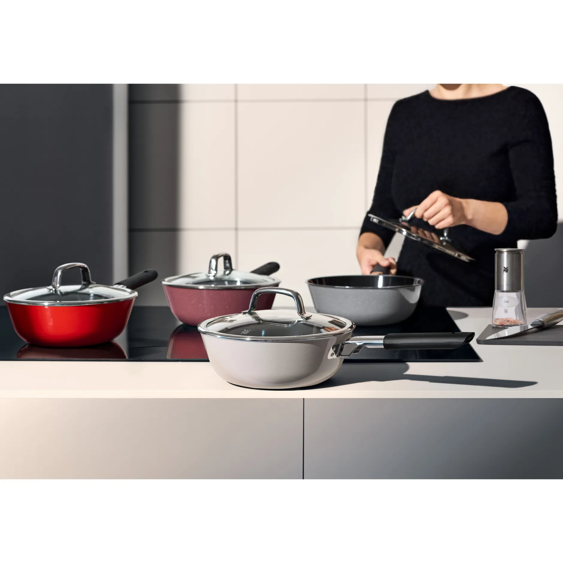 Fusiontec Mineral Multi-Topf, 22 cm, Platinum|WMF New