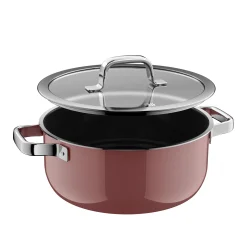Fusiontec Mineral Pro, Bratentopf mit Deckel, 24 cm, Rose Quartz|WMF Discount