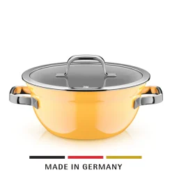 Fusiontec Mineral Pro, Kochschüssel mit Deckel, 24 cm, Mango Yellow|WMF