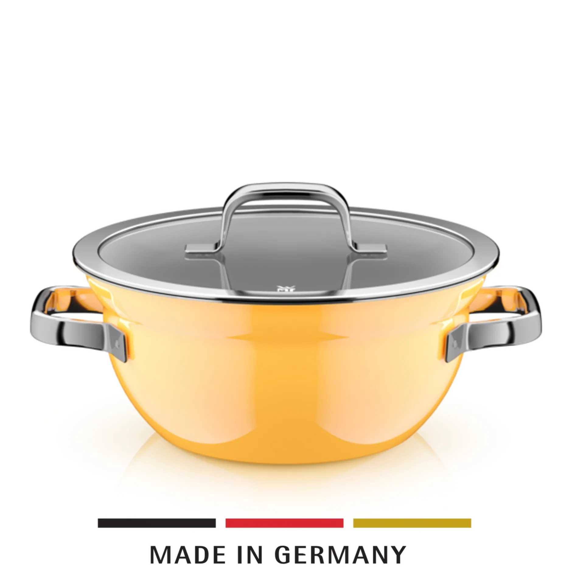 Fusiontec Mineral Pro, Kochschüssel mit Deckel, 24 cm, Mango Yellow|WMF