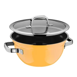 Fusiontec Mineral Pro, Kochschüssel mit Deckel, 24 cm, Mango Yellow|WMF