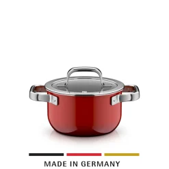 Fusiontec Mineral Pro, Kochtopf mit Deckel, 16 cm, Passion Red|WMF