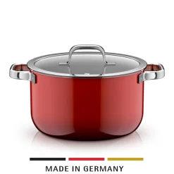 Fusiontec Mineral Pro, Kochtopf mit Deckel, 24 cm, Passion Red|WMF Best
