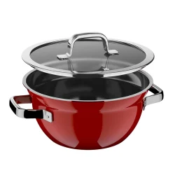 Fusiontec Mineral Pro, Kochschüssel mit Deckel, 24 cm, Passion Red|WMF Outlet