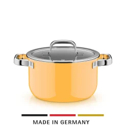 Fusiontec Mineral Pro, Kochtopf mit Deckel, 20 cm, Mango Yellow|WMF