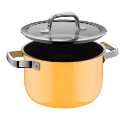 Fusiontec Mineral Pro, Kochtopf mit Deckel, 20 cm, Mango Yellow|WMF