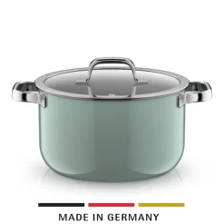 Fusiontec Mineral Pro, Kochtopf mit Deckel, 24 cm, Eucalyptus Haze|WMF New