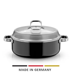 Fusiontec Mineral Pro, Schmortopf mit Deckel, 28 cm, Black|WMF Best