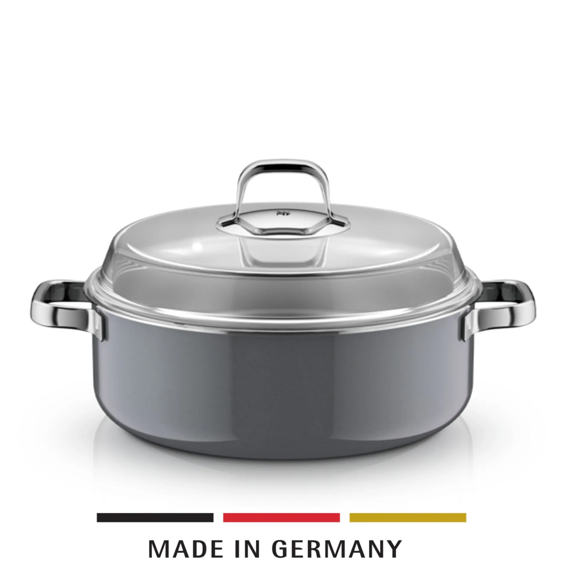 Fusiontec Mineral Pro, Schmortopf mit Deckel, 28 cm, Platinum|WMF New
