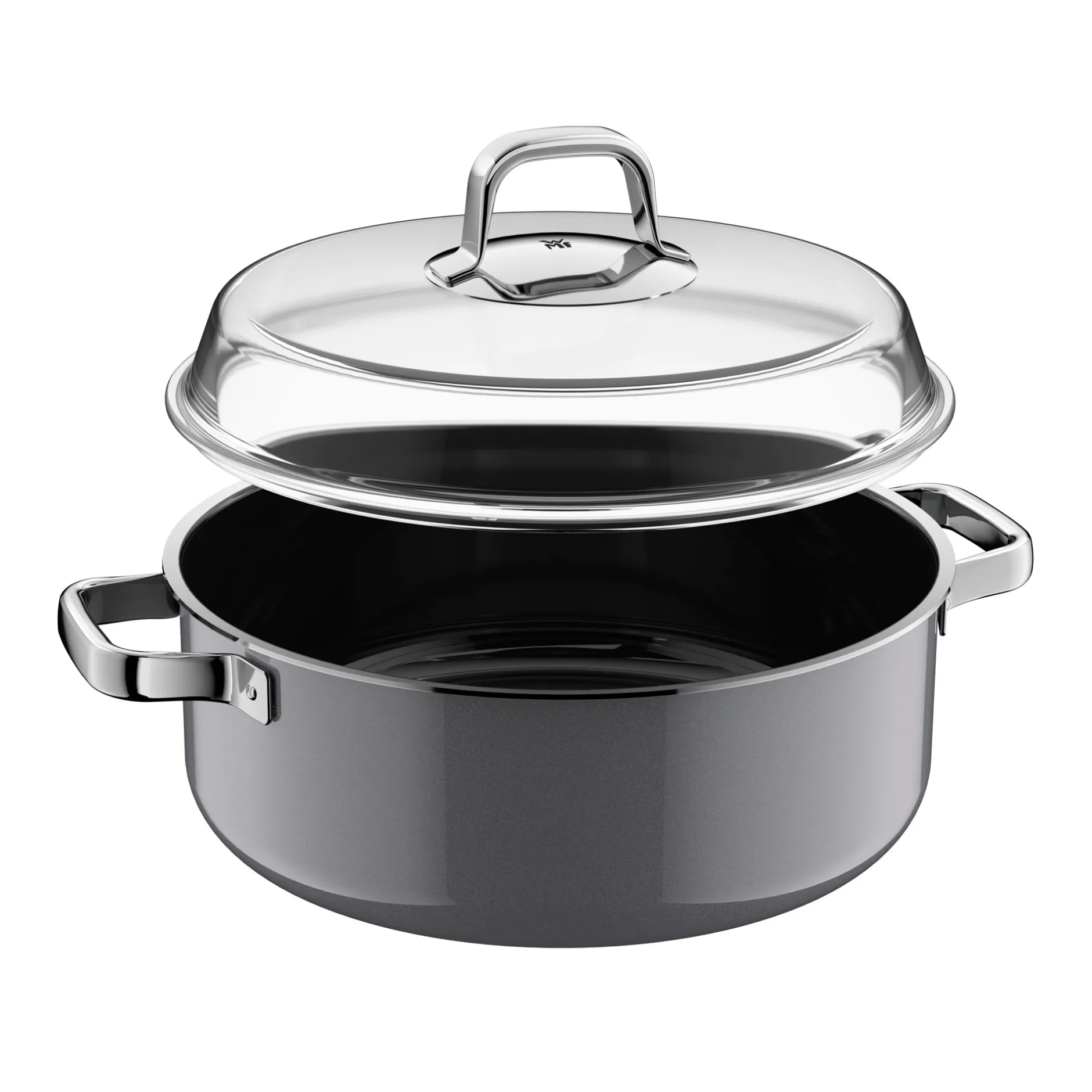 Fusiontec Mineral Pro, Schmortopf mit Deckel, 28 cm, Platinum|WMF New