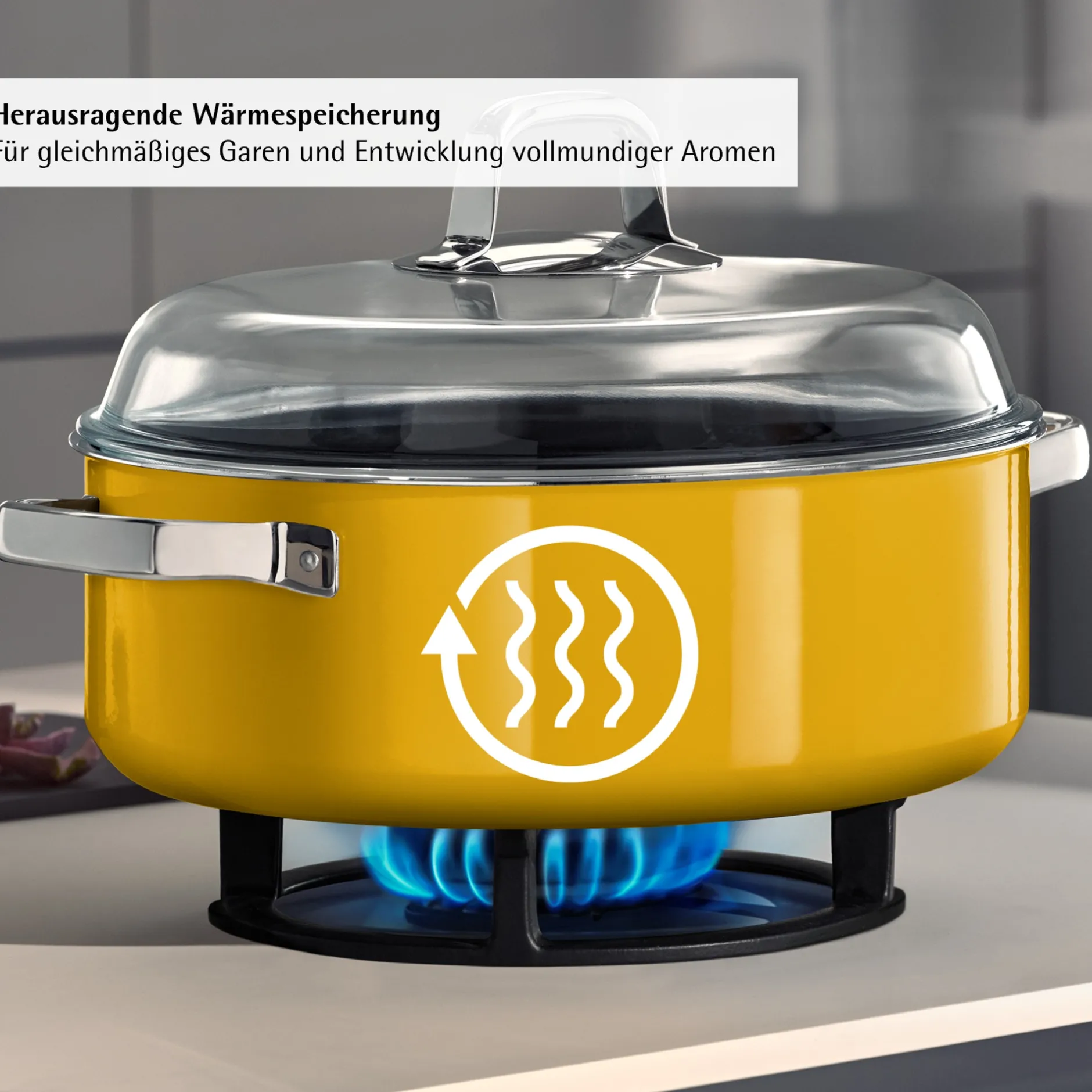 Fusiontec Mineral Pro, Schmortopf mit Deckel, 28 cm, Mango Yellow|WMF Sale