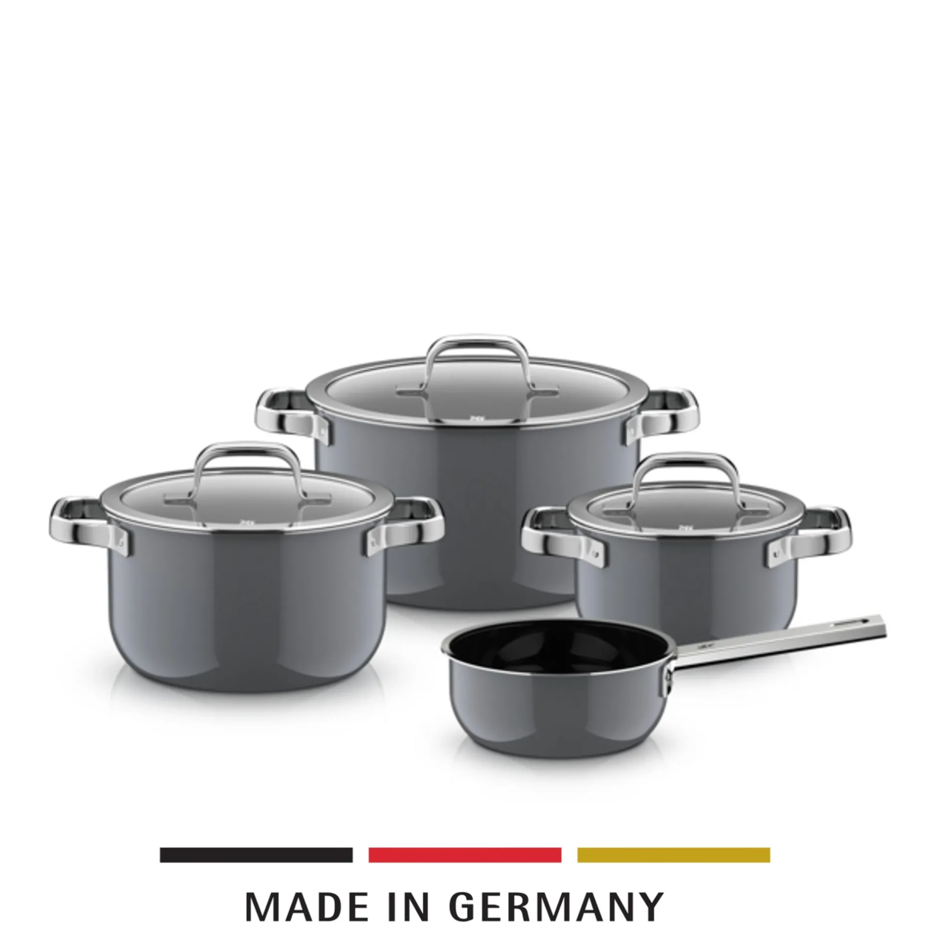 Fusiontec Mineral Pro, Topf-Set, 4-teilig, Platinum|WMF New