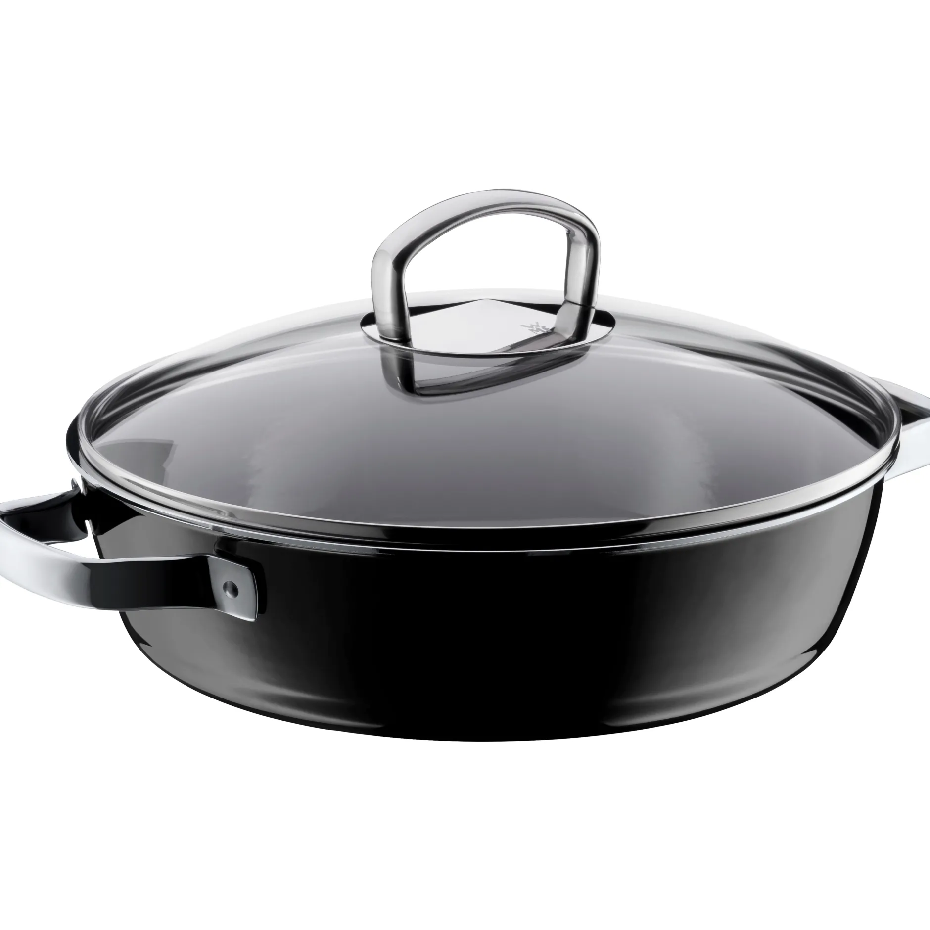 Fusiontec Mineral Schmorpfanne mit Glasdeckel, 28 cm, Black|WMF Discount