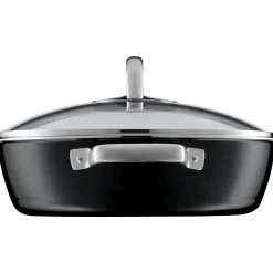 Fusiontec Mineral Schmorpfanne mit Glasdeckel, 28 cm, Black|WMF Discount