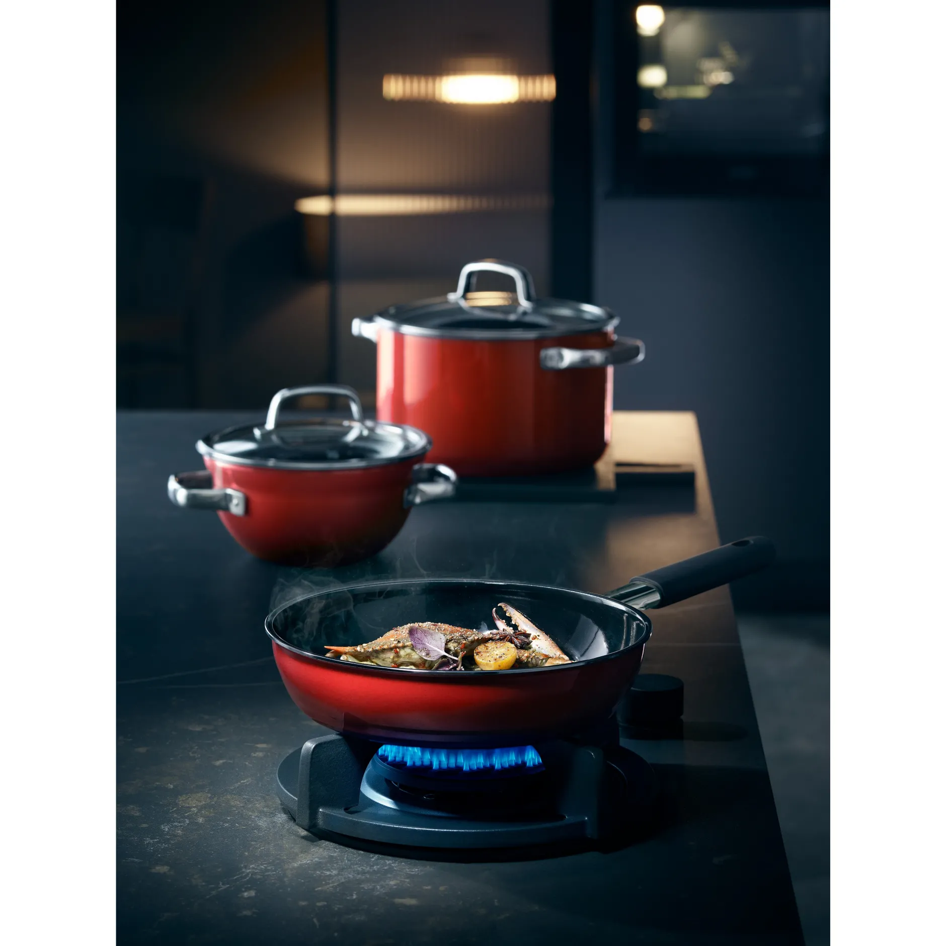 Fusiontec Mineral Stielpfanne, 28 cm, Red|WMF Outlet