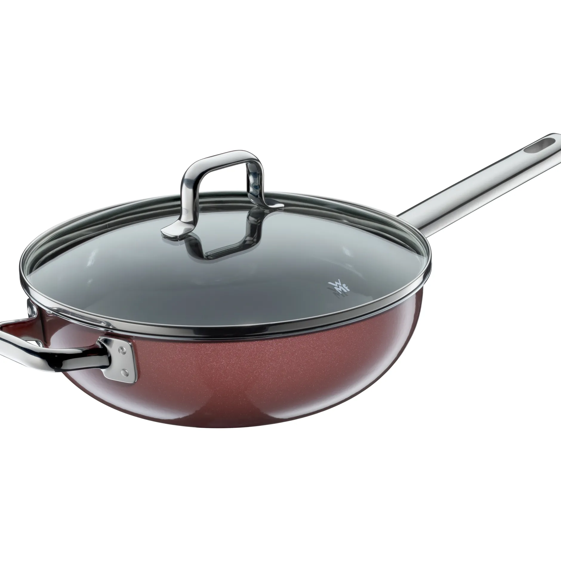 Fusiontec Mineral Wok mit Glasdeckel, 28 cm, Rose Quartz|WMF Outlet