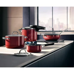 Fusiontec Perfect Premium Schnellkochtopf, 22 cm, 4,5 l Red|WMF New