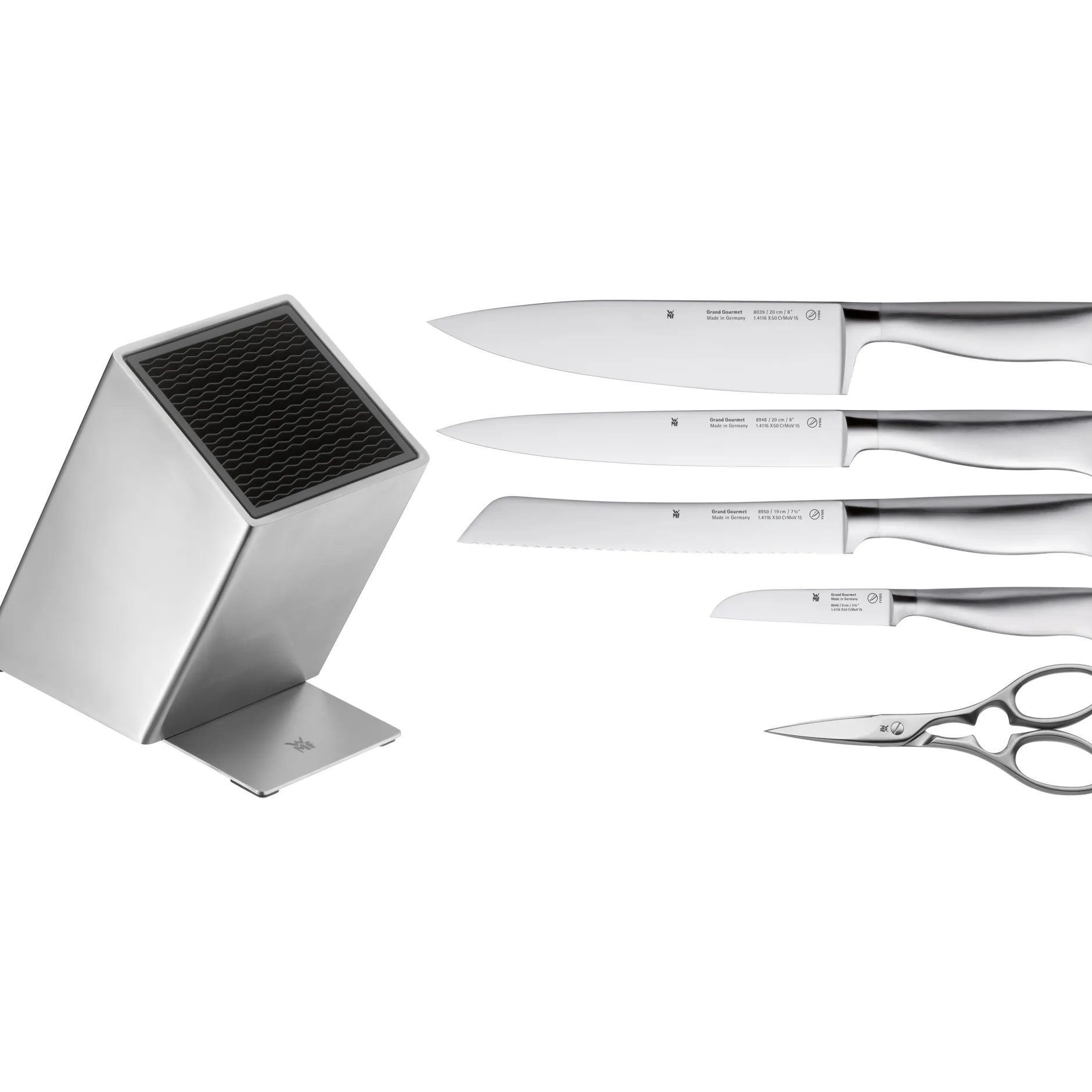 Grand Gourmet Messer-Vorteils-Set* mit FlexTec Messerblock, 6-teilig|WMF Hot