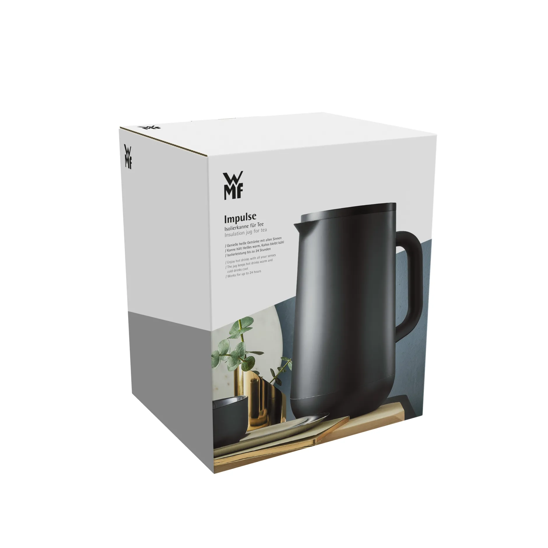 Impulse Isolierkanne Tee, 1,0 l, Schwarz|WMF