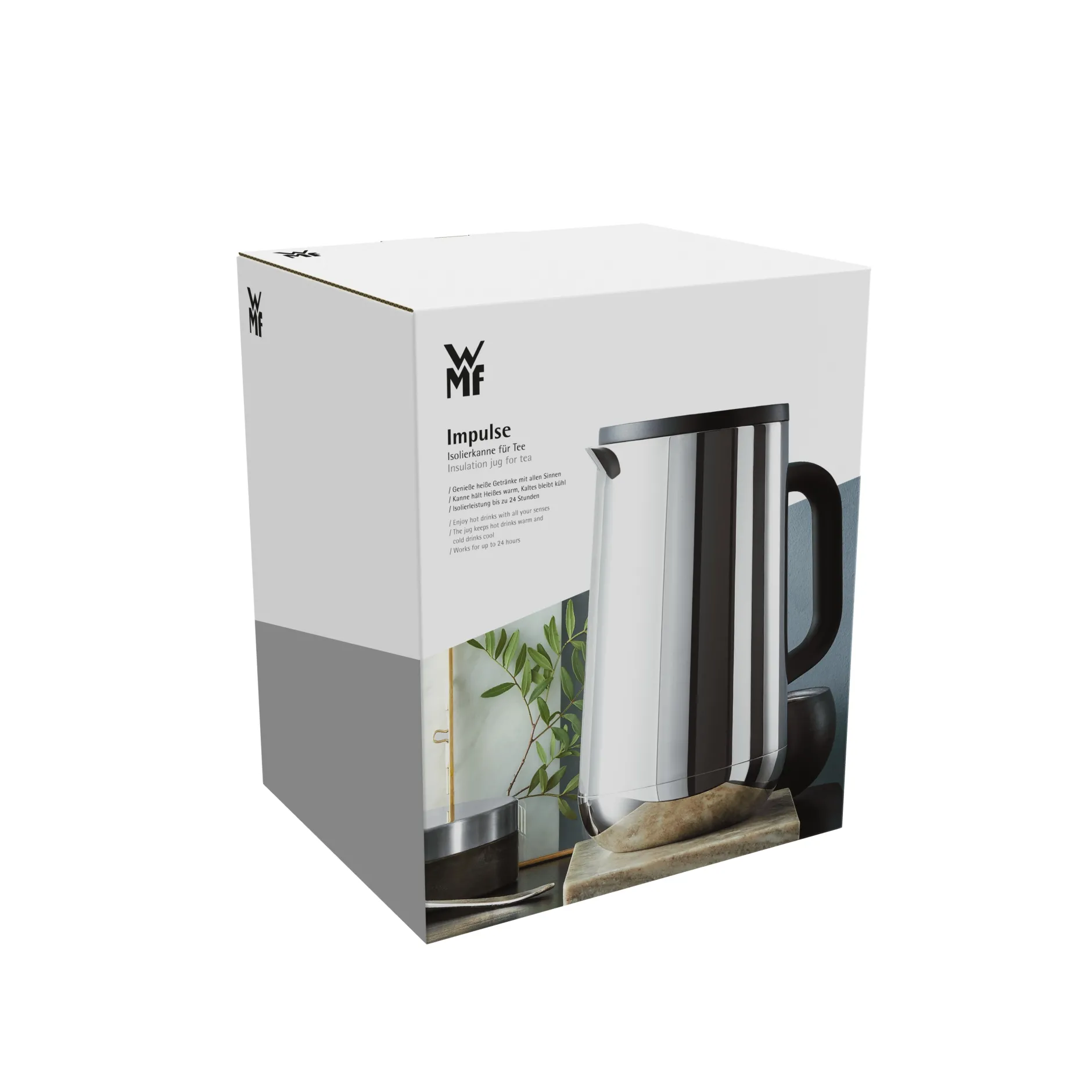 Impulse Isolierkanne Tee, 1,0 l, Edelstahl|WMF New