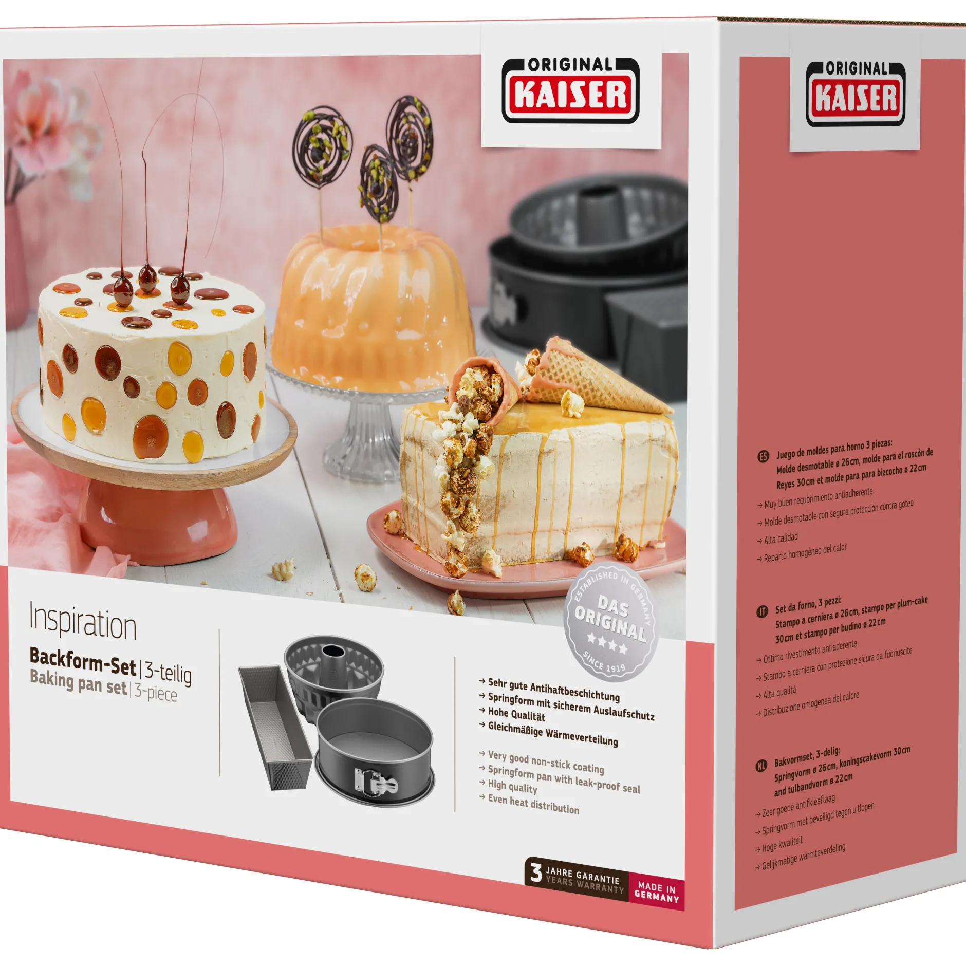 KAISER Inspiration Backformen-Set, 3-teilig|WMF Online