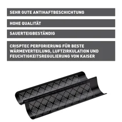 KAISER Inspiration Baguette-Backform, perforiert, 40 x 20 cm|WMF Hot