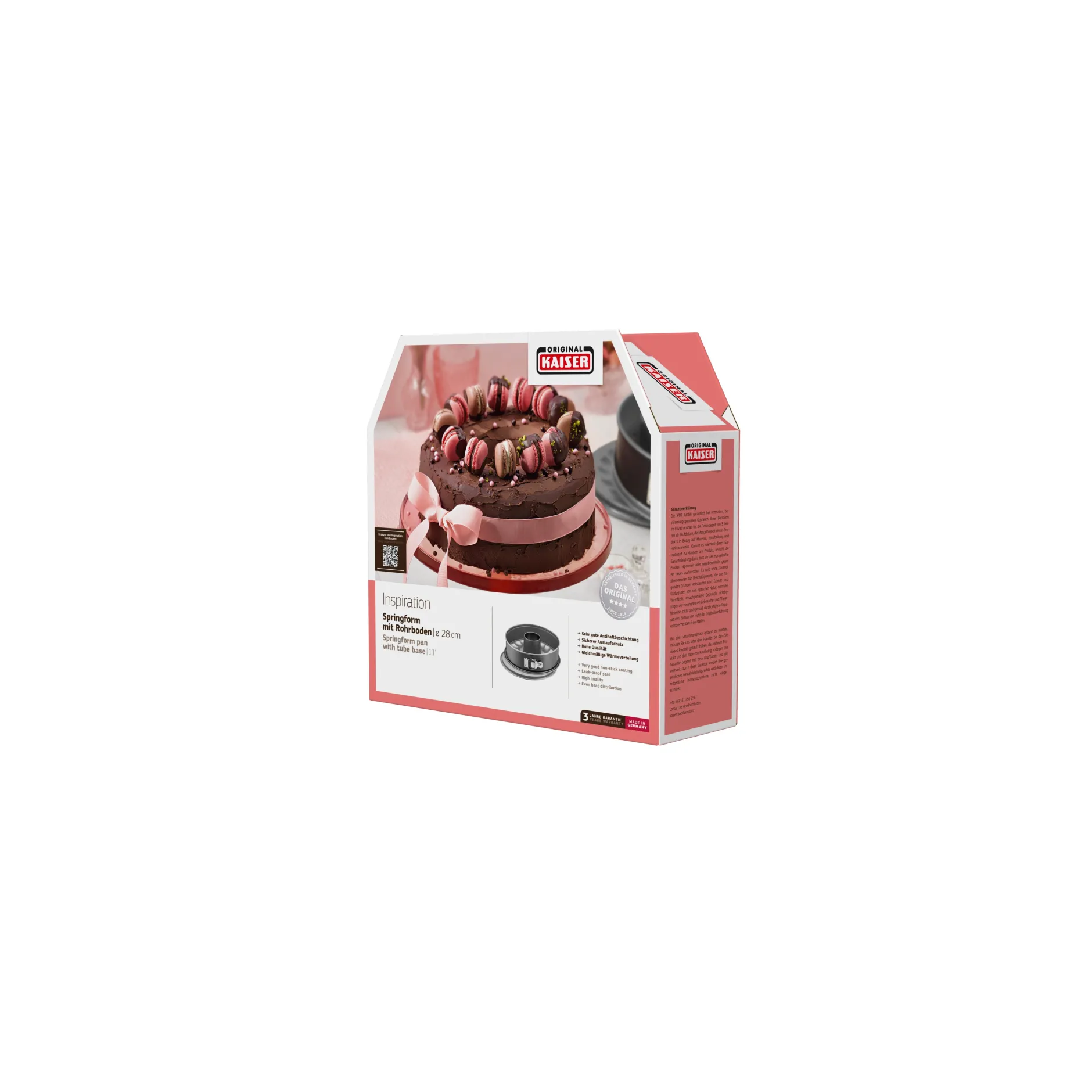 KAISER Inspiration Springform mit Rohrboden, 28 cm|WMF Best