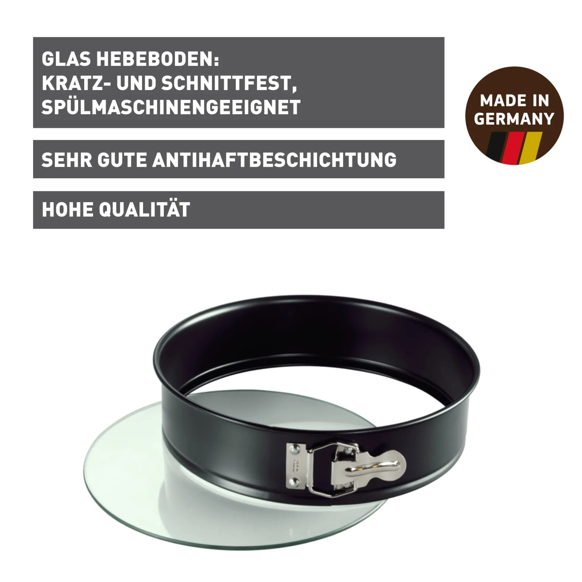 KAISER Inspiration Springform mit Glashebeboden, 28 cm|WMF Best